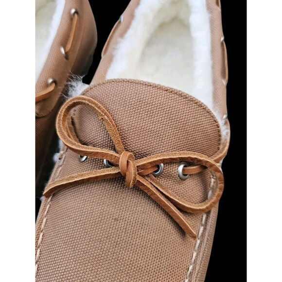 Duluth Trading Co.Fire Hose Slippers Mens 12M Shearling Sheep Wool Sherpa Lining - Picture 6 of 12